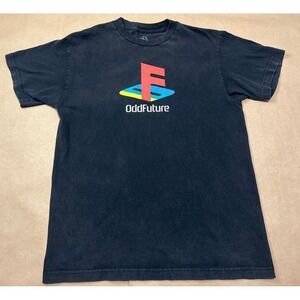 Odd Future T-Shirt Mens Medium Black PlayStation Logo Short Sleeve